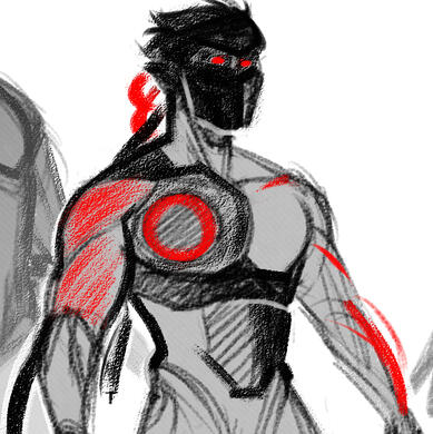 Blackwatch Genji Sketches